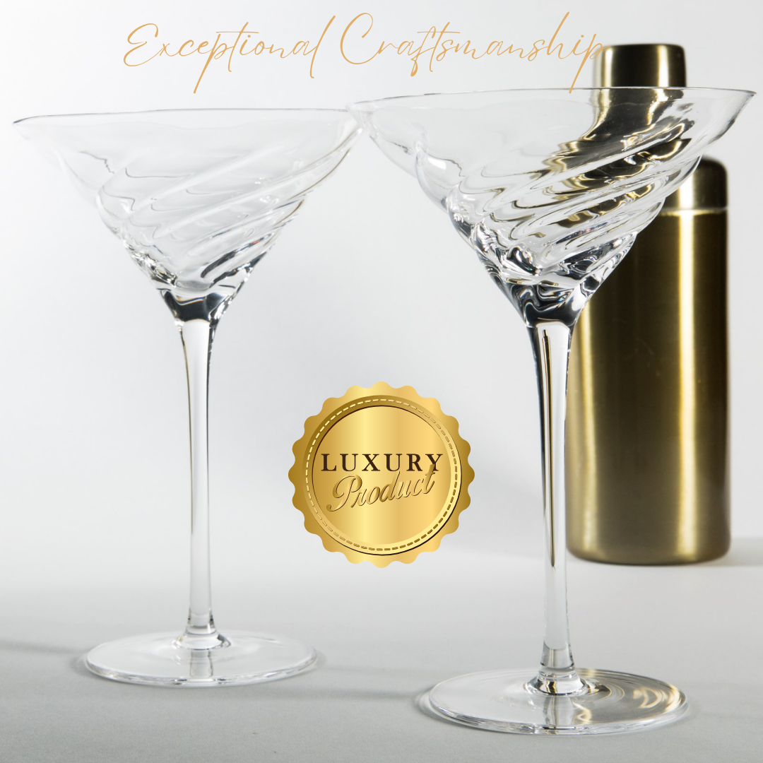Vortex Martini Glass - Sister.ly Drinkware