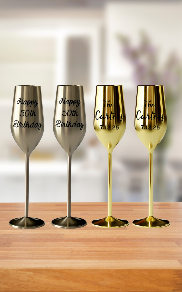 engraved unbreakable flutes