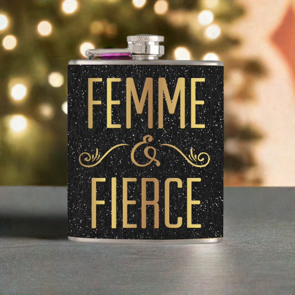 Femme & Fierce Flask - Sister.ly Drinkware