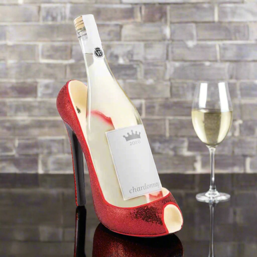 High Heel Red Glitter Bottle Holder - Sister.ly Drinkware