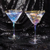 Iridescent Hammered Cocktail Glasses - Sister.ly Drinkware