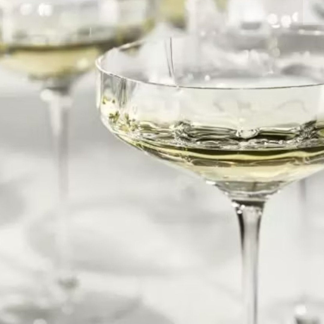 Opulent Angled Coupe Glasses, Set of 4 - Sister.ly Drinkware