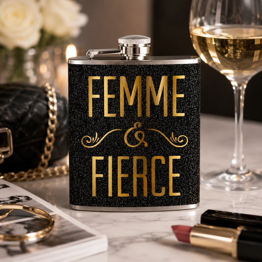 Femme & Fierce Flask