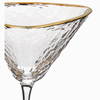 Clear Hammered Cocktail Glasses - Sister.ly Drinkware