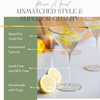 Clear Hammered Cocktail Glasses - Sister.ly Drinkware