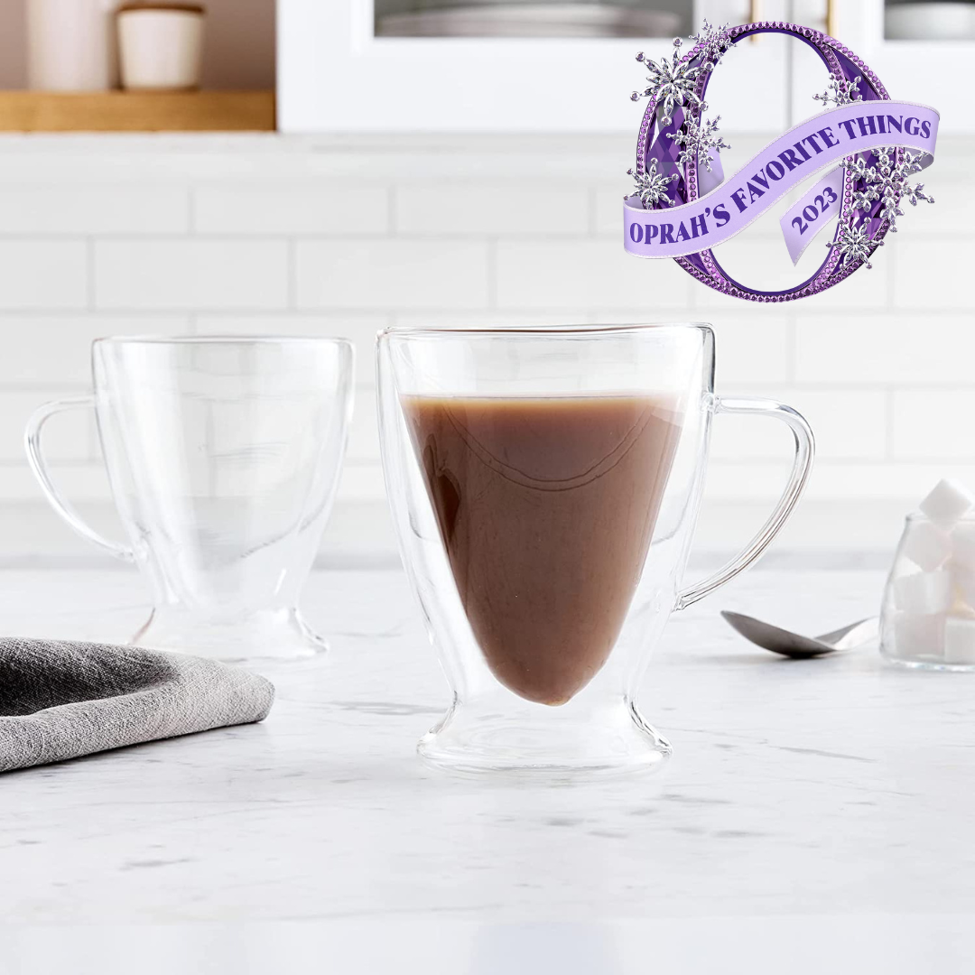 Double Wall Glass Cup Set Best for Coffee Tea Sister.ly Drinkware