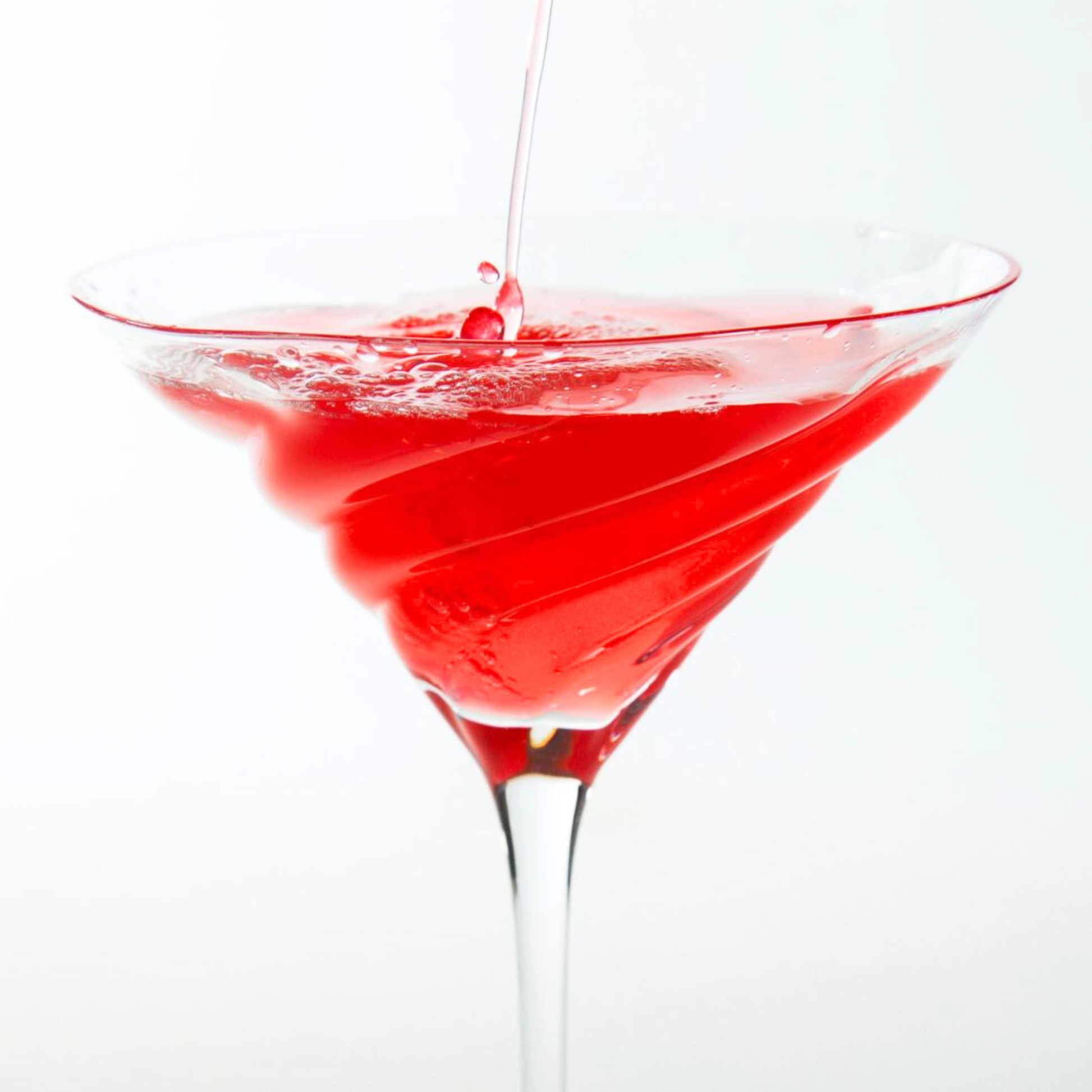 Vortex martini glass