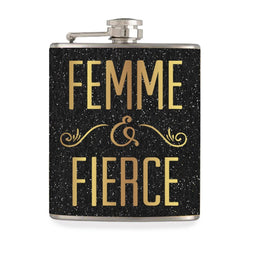 Femme & Fierce Flask - Sister.ly Drinkware