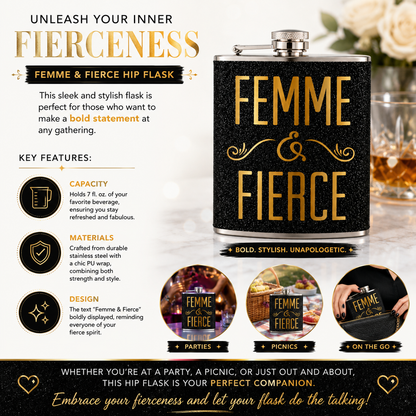 Femme & Fierce Flask