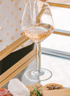exquisite hand blown wine glass set